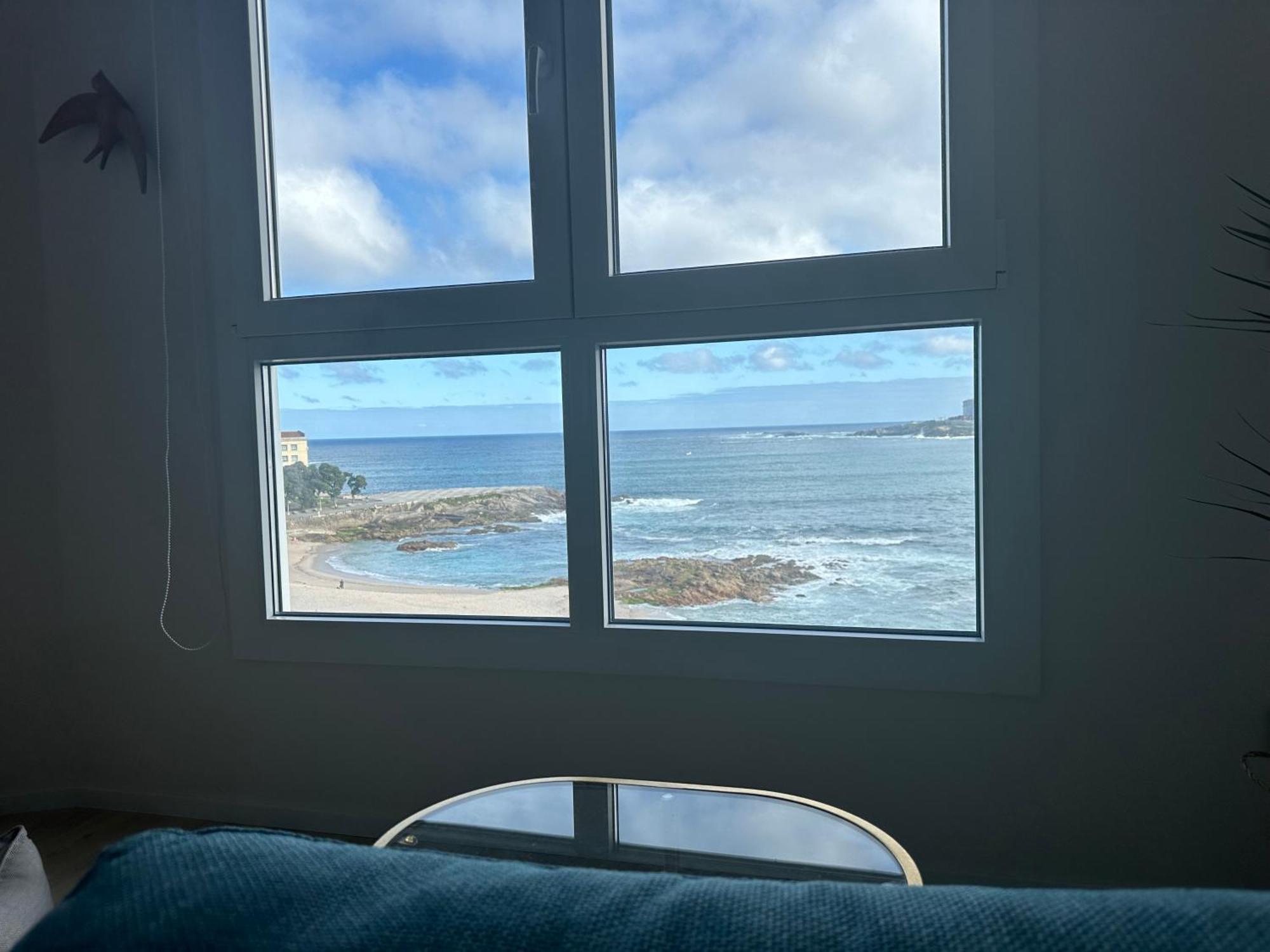 Ferienwohnung Piso Con Vistas A La Playa De Riazor A Coruña Exterior foto